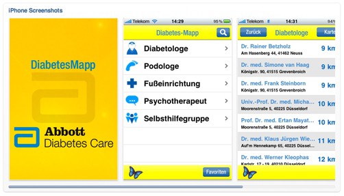 Abbott Diabetes Mapp iPhone app