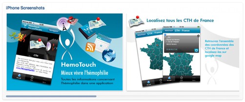 Pfizer's HemoTouch iPhone app