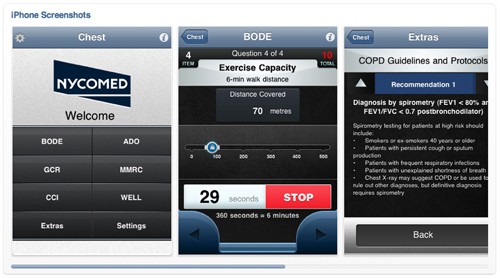 Nycomed COPD iPhone app