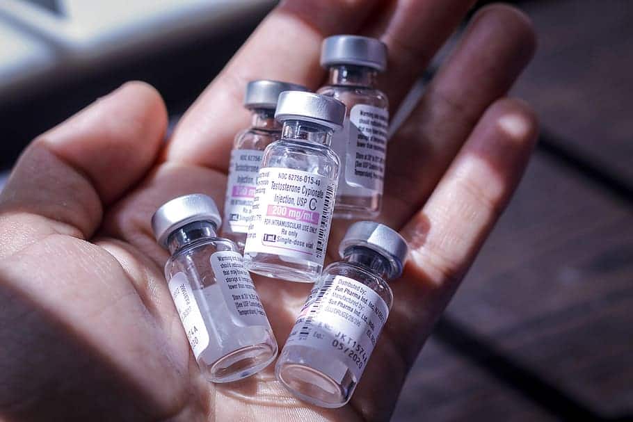 five-clear-glass-vial-bottles
